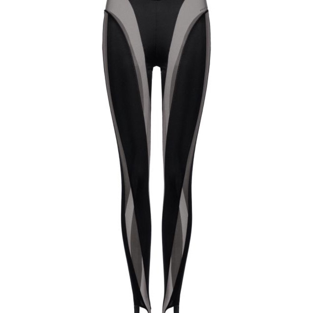 Mesh-paneled Stirrup Leggings - Picture 7 of 10